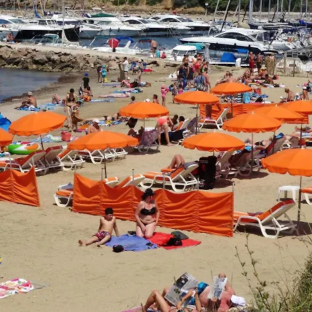 شقة Studio A Six Fours Les Plages A 50 M De La Plage Avec Vue Sur La Mer Et Piscine Partagee *